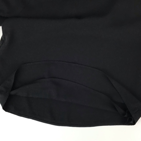 NWT Three Eighty Two Black Cold Shoulder Mini Shift Dress | XS - Picture 9 of 11